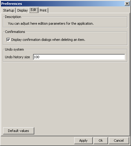 Edit Preferences
