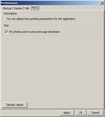 Print Preferences
